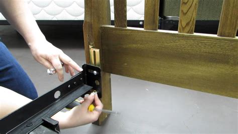 how to attach headboard to metal frame